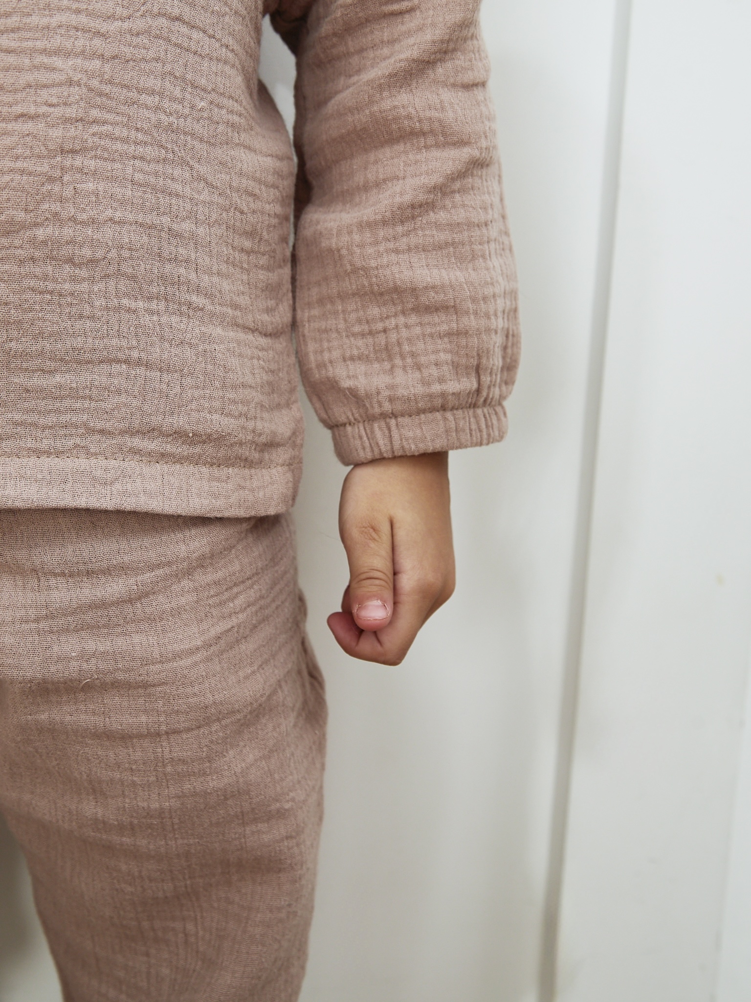 Лонгслив и брюки MOUN Костюм_муслин_бежевый - фото 6