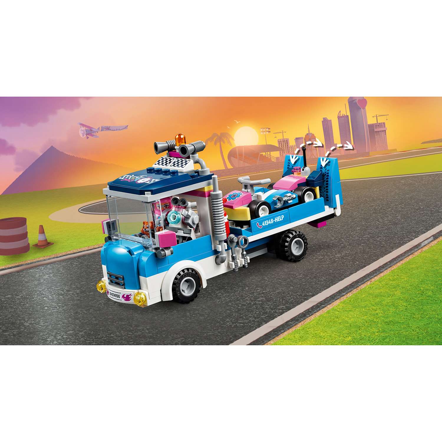 Конструктор LEGO Friends Грузовик техобслуживания - фото 4