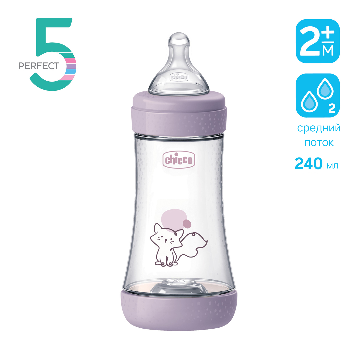 Бутылочка Chicco 240 мл - фото 2
