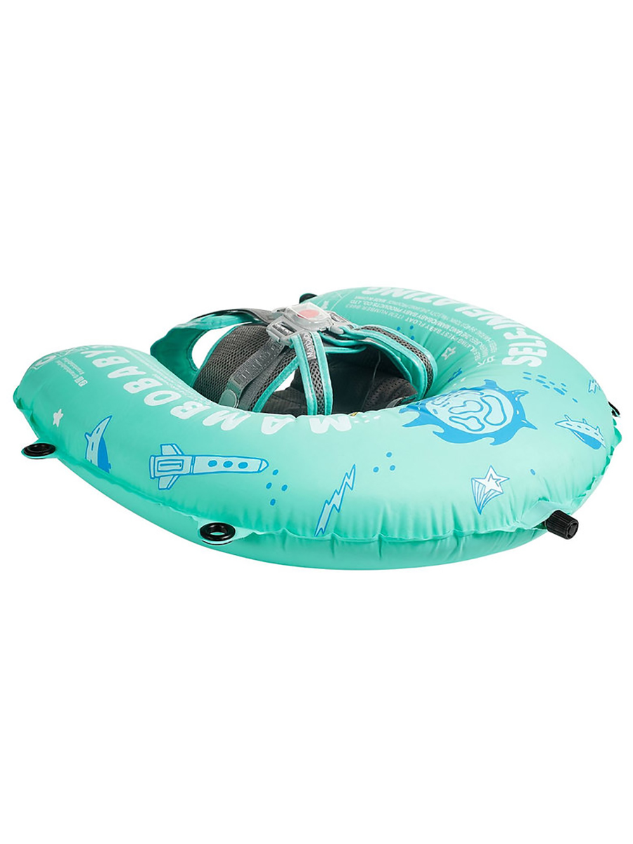 Круг для плавания детский Mambobaby с трусами и навесом 3-24 месяца - фото 23