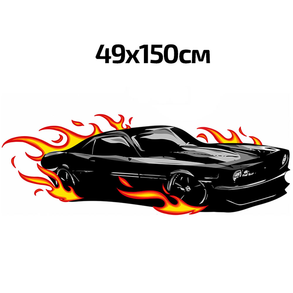 Наклейка интерьерная Woozzee Гонка - фото 2