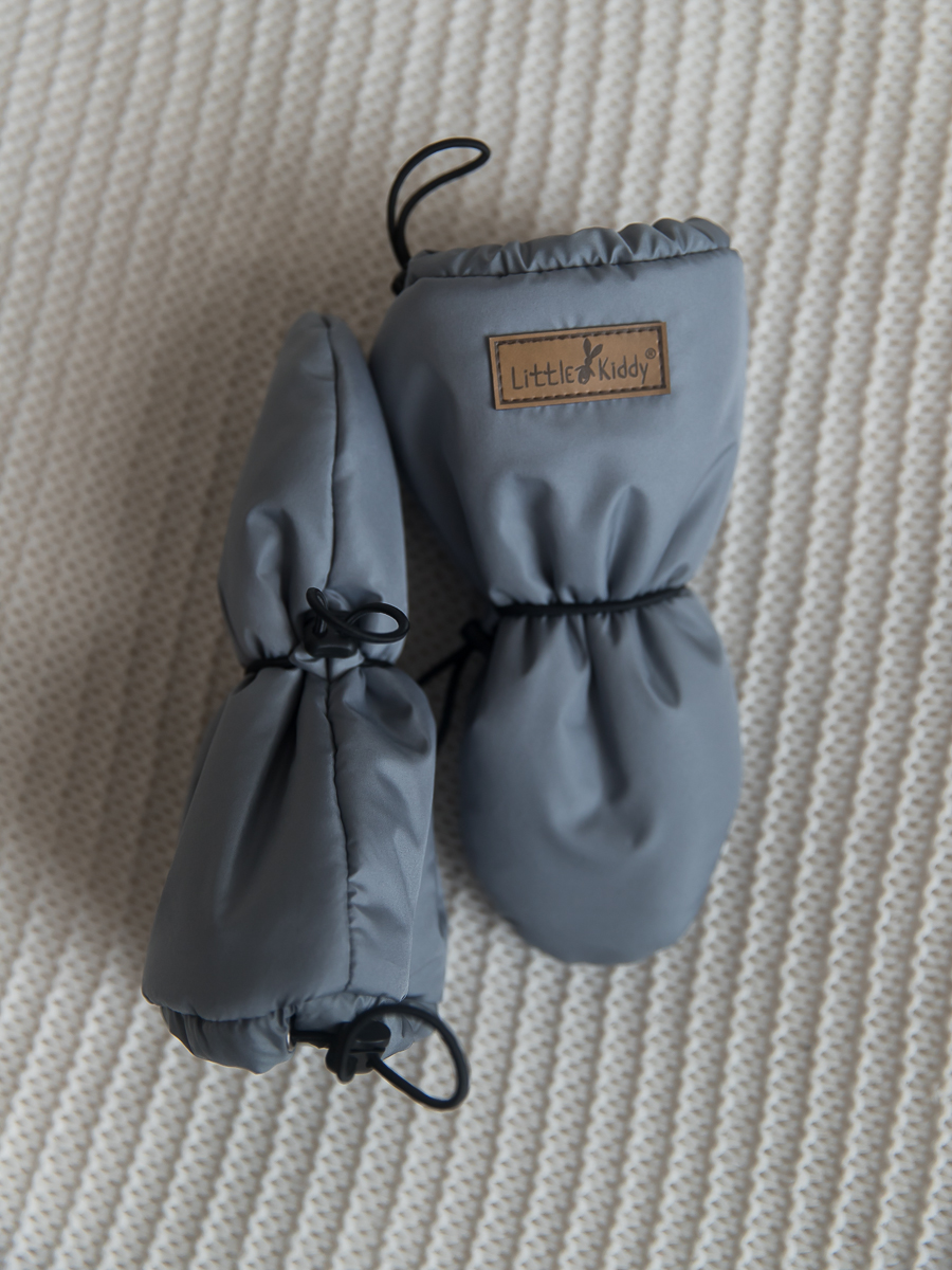 Варежки Little Kiddy varegkiсерый - фото 4