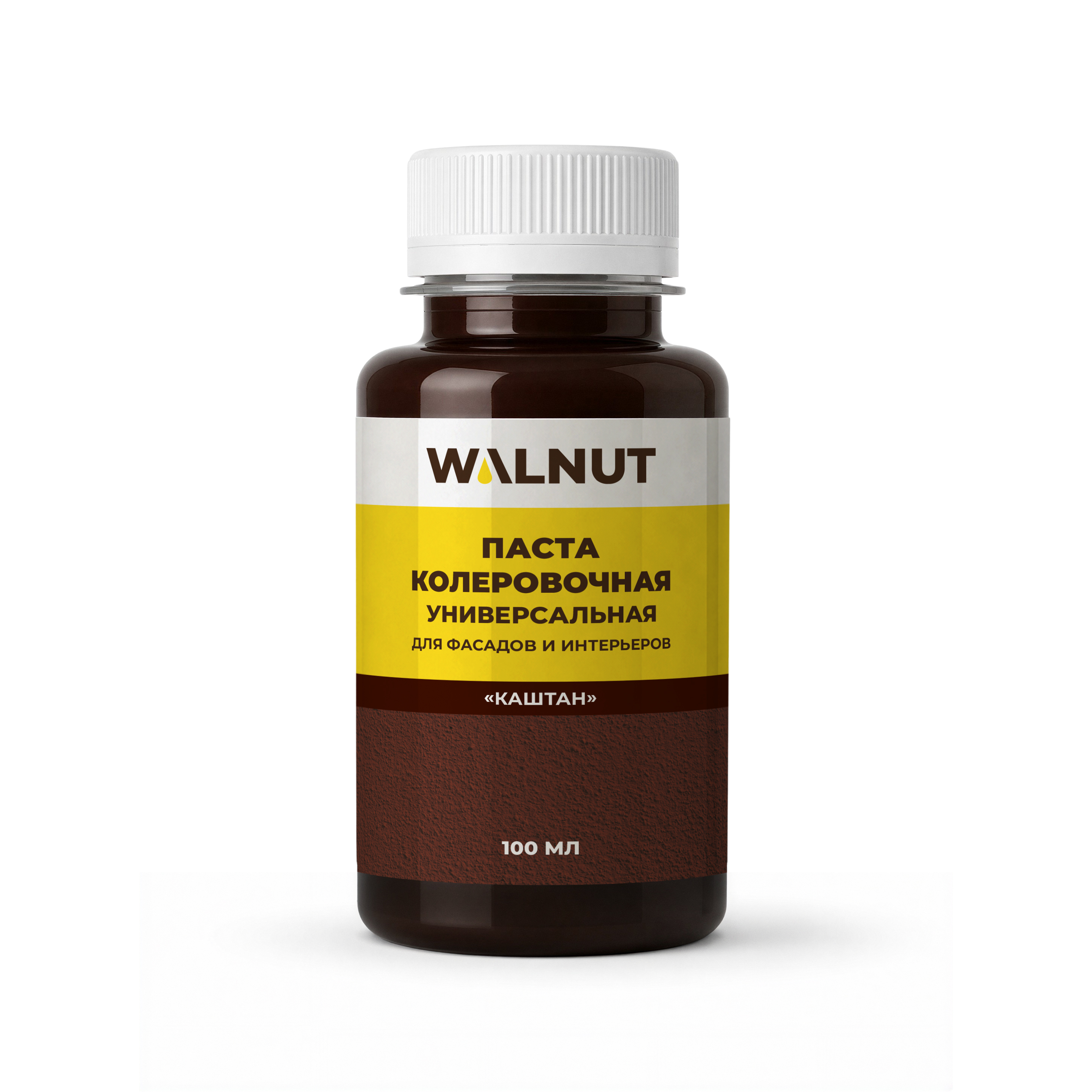 Колер для краски WALNUT для стен дверей мебели Каштан 100 мл - фото 10