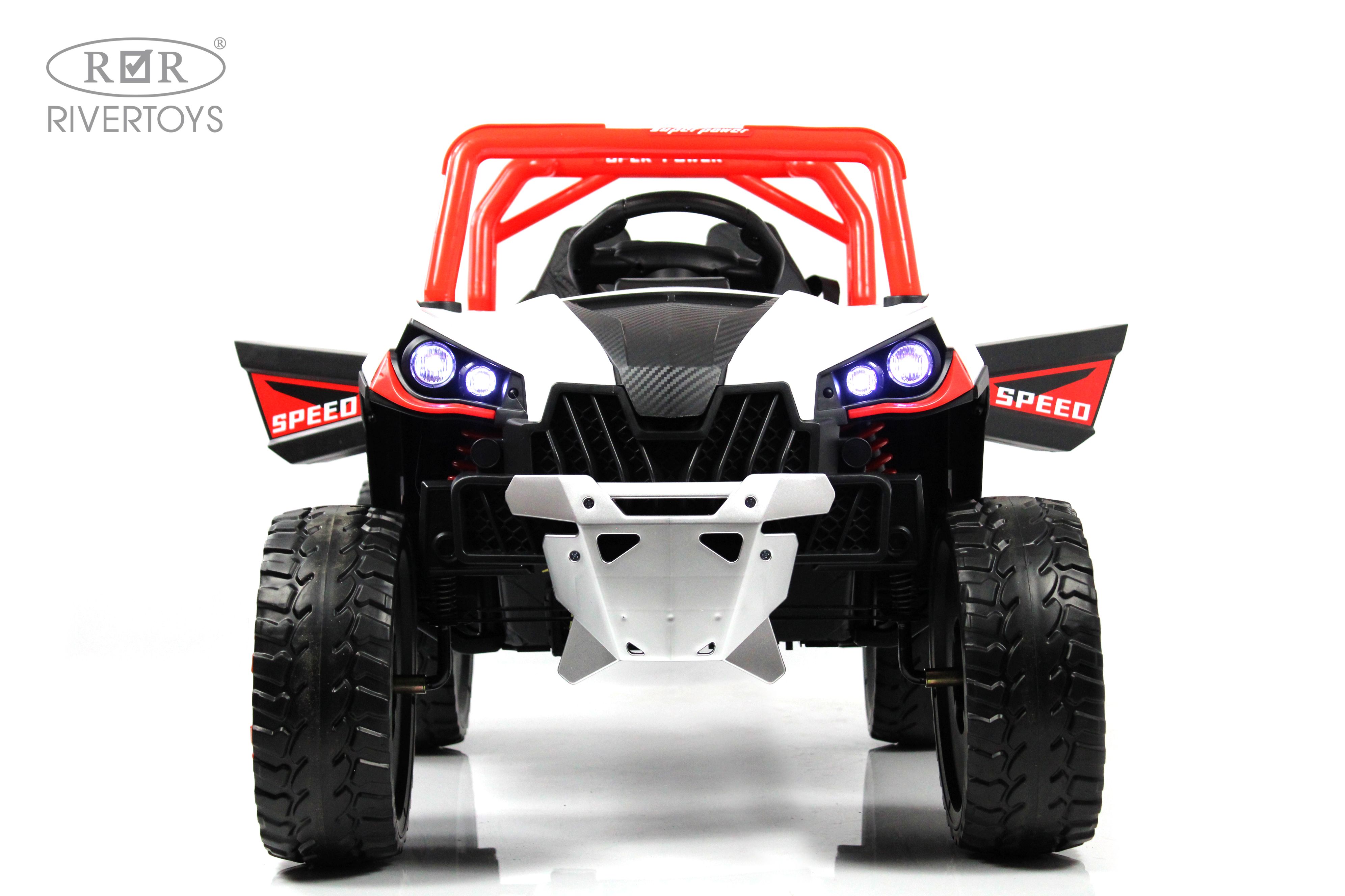 Электромобиль RIVERTOYS F888FF-RED С пультом ДУ - фото 13