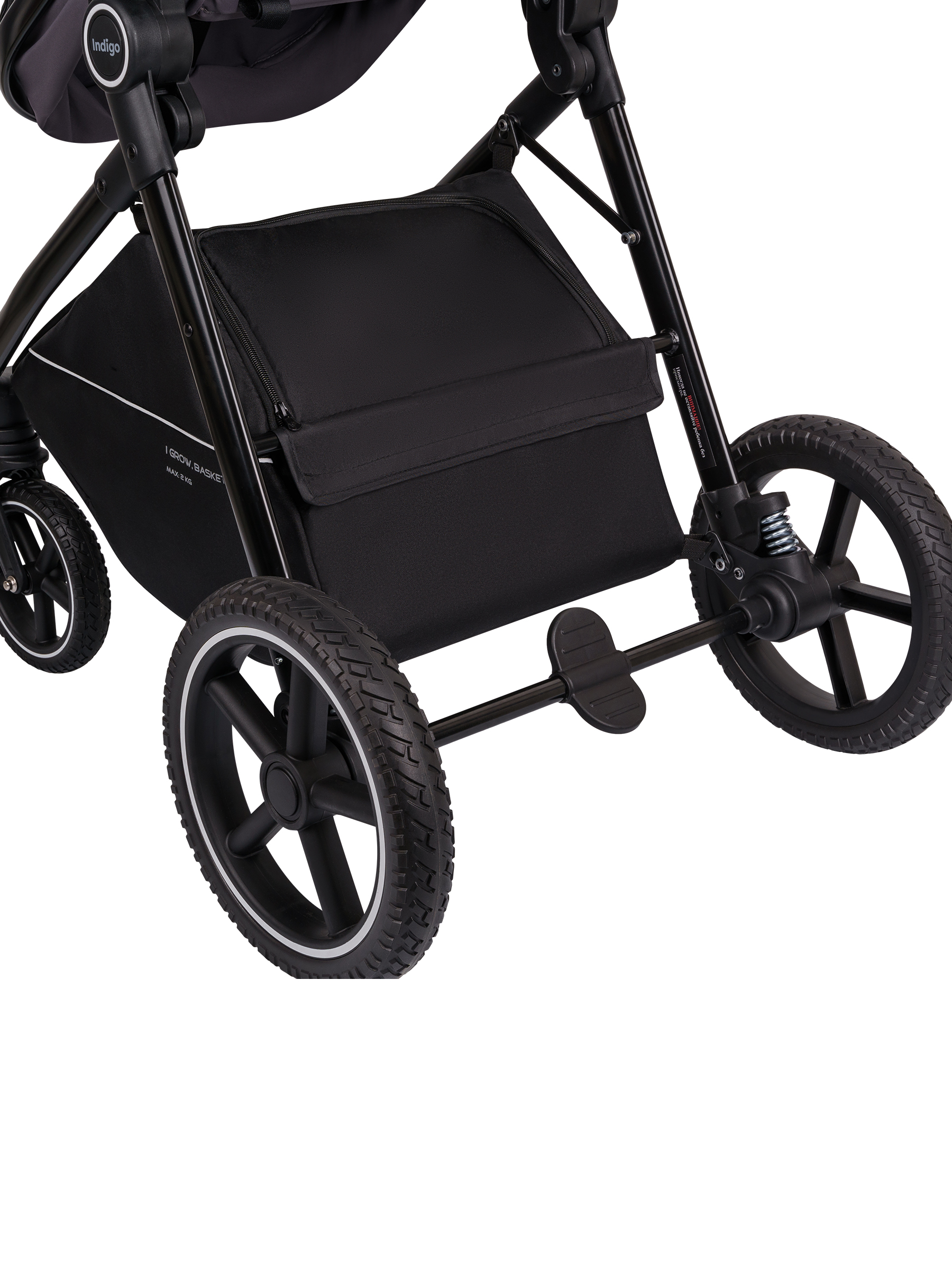 Коляска трансформер Indigo Target 3в1 черный - фото 44