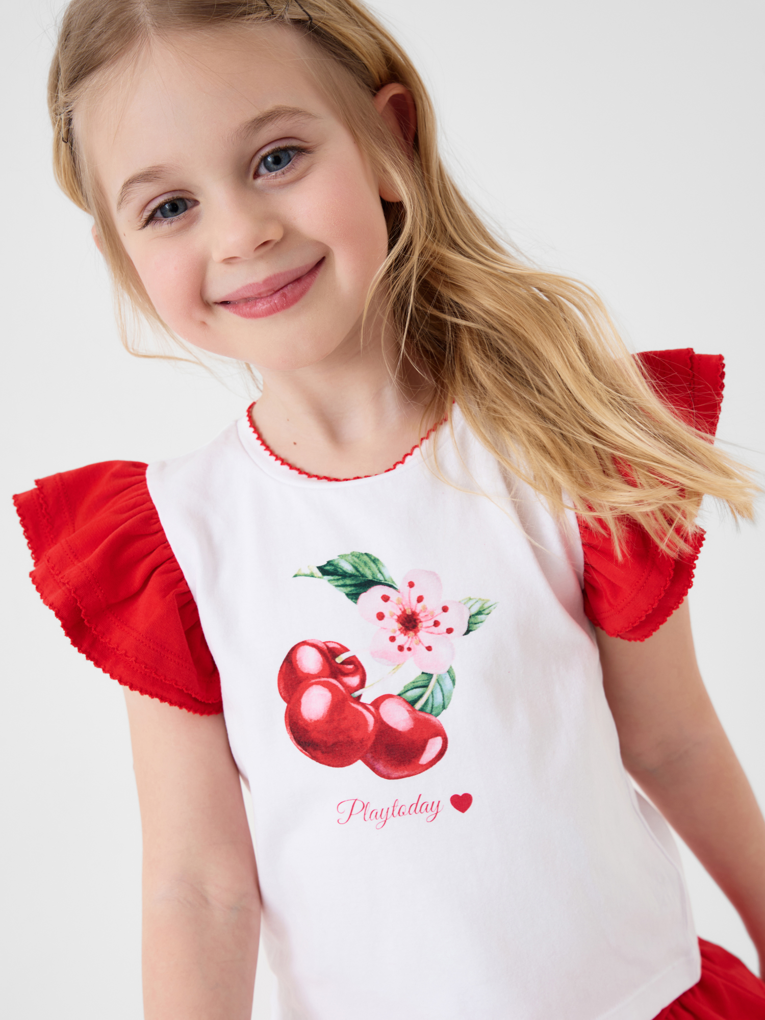 Футболка и юбка-шорты PlayToday 12622119 - фото 2