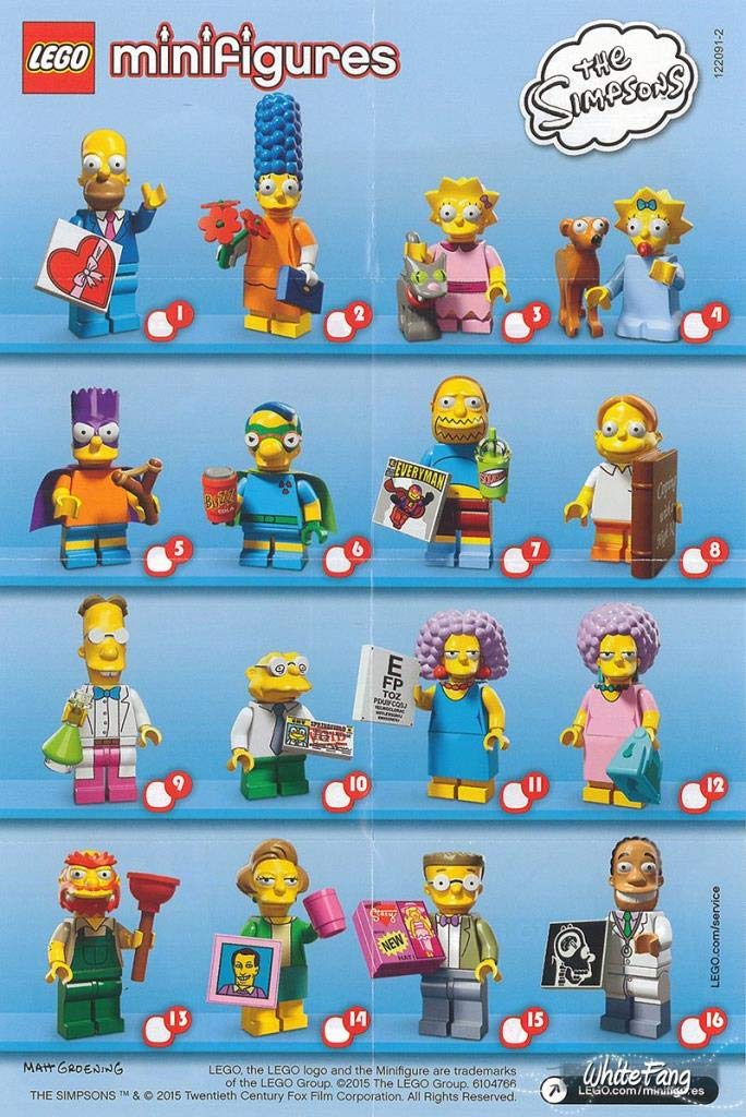 Конструктор LEGO Minifigures минифигурка Симпсоны 5 дет. - фото 3