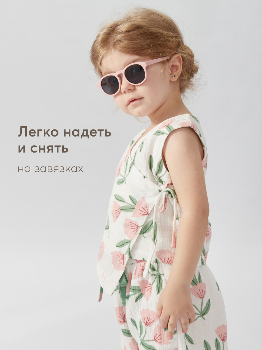 Халат Happy Baby 88194_pink flower - фото 4