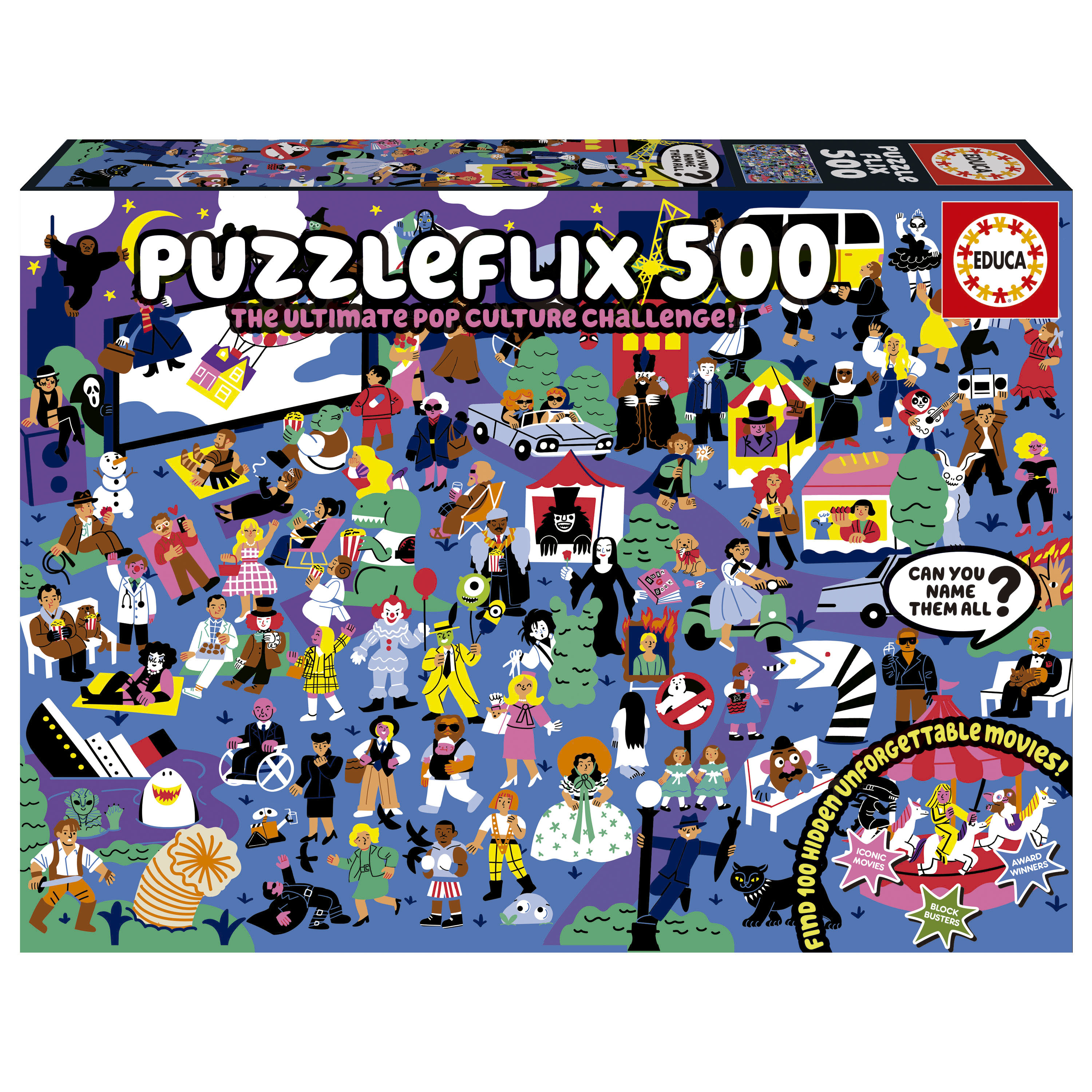 Пазл Educa PuzzleFlix Киномания 500 эл. - фото 1