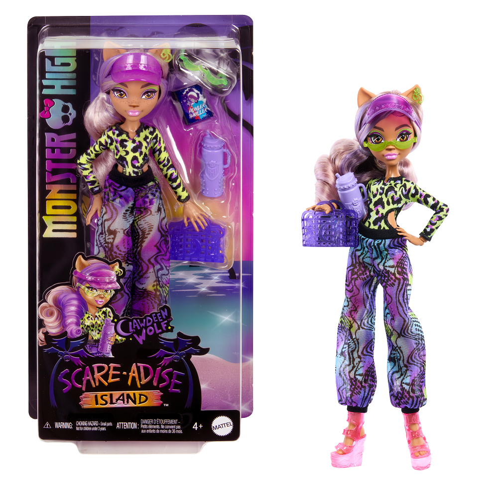 Кукла модельная Monster High Scare Adise Island Clawdeen HRP67 HRP67 - фото 1