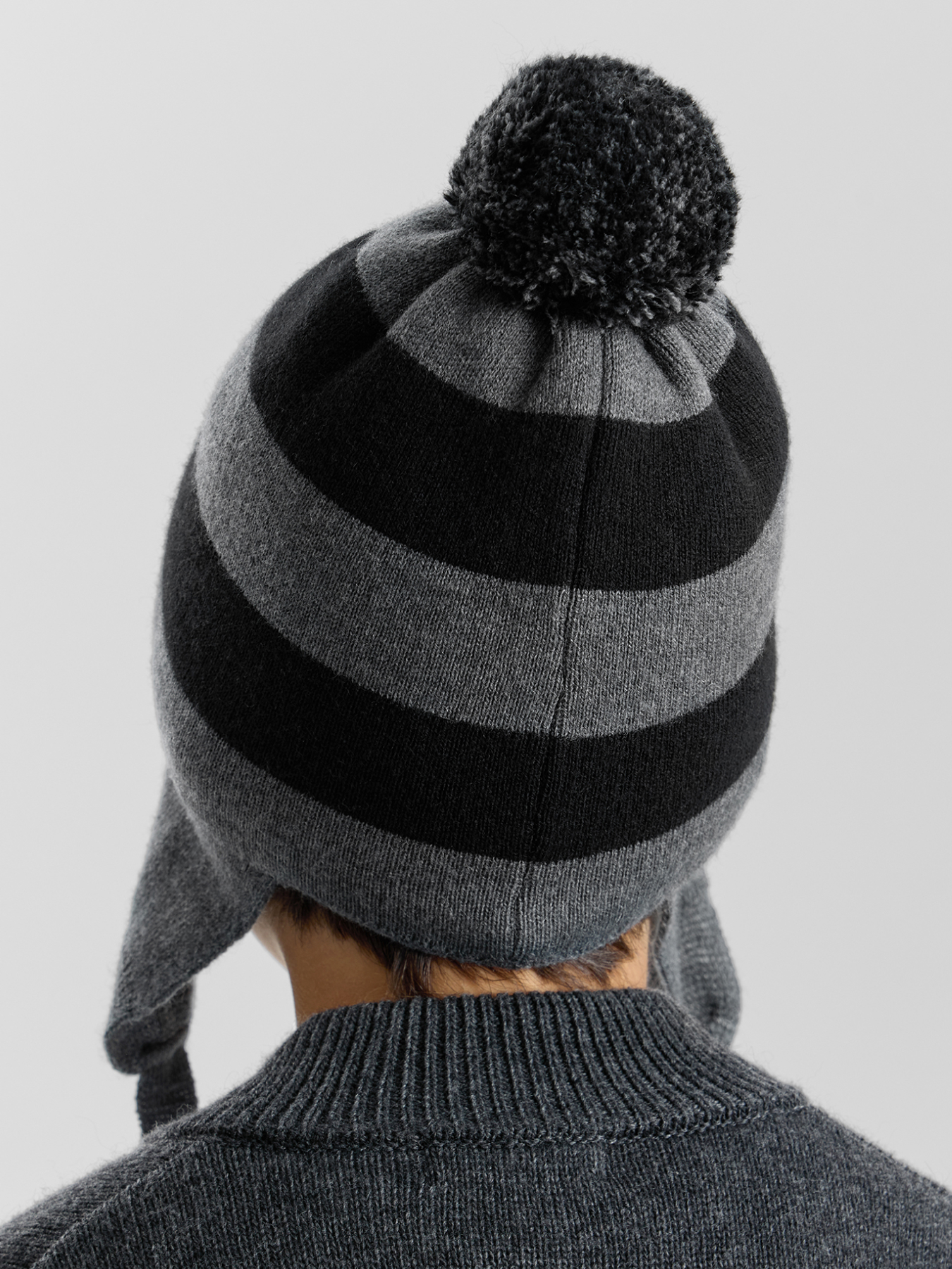 Шапка Happy Baby 89159-0_black-grey - фото 2