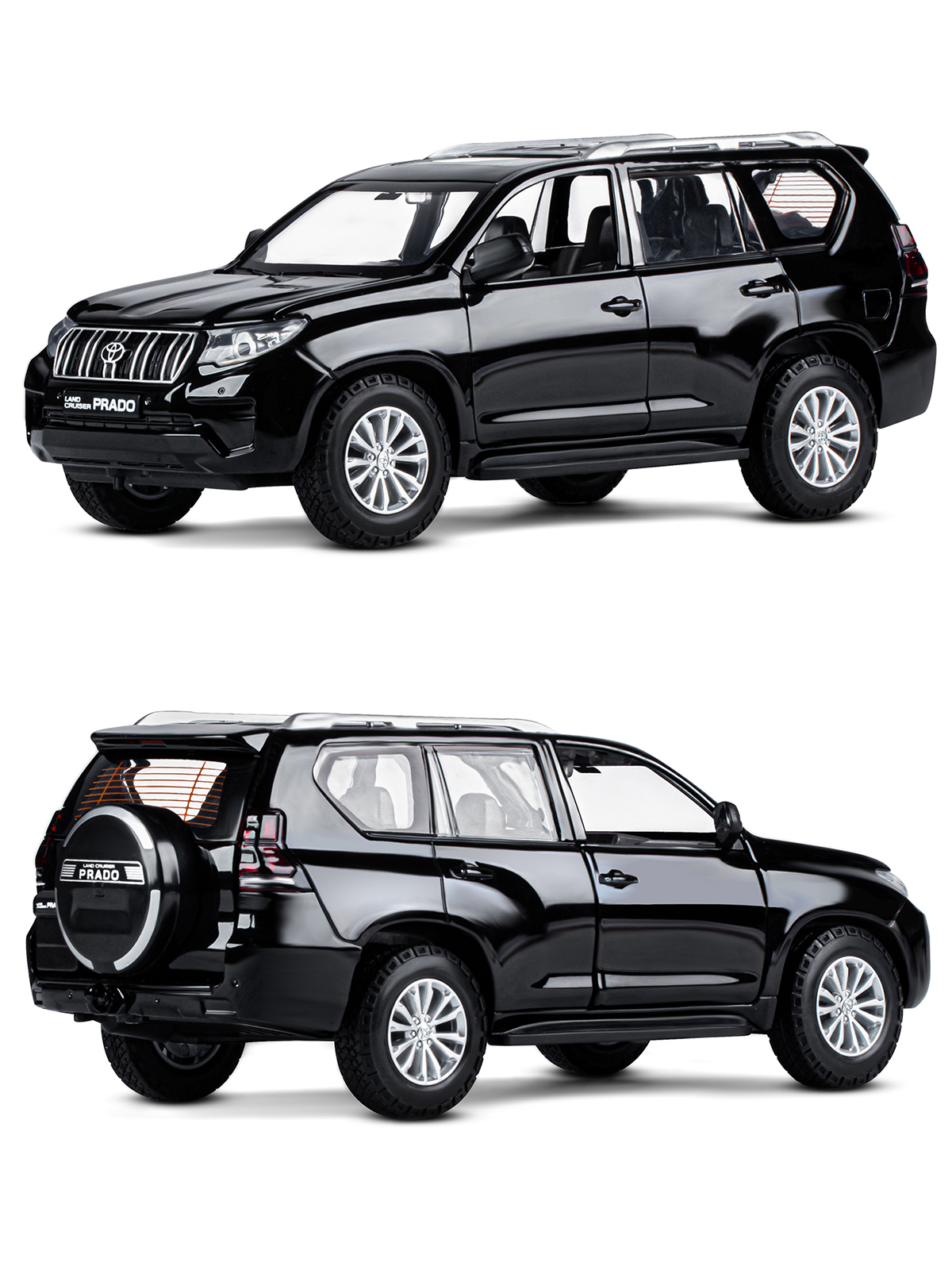 Внедорожник АВТОпанорама Toyota Land Cruiser Prado 1:24 JB1251507 - фото 12