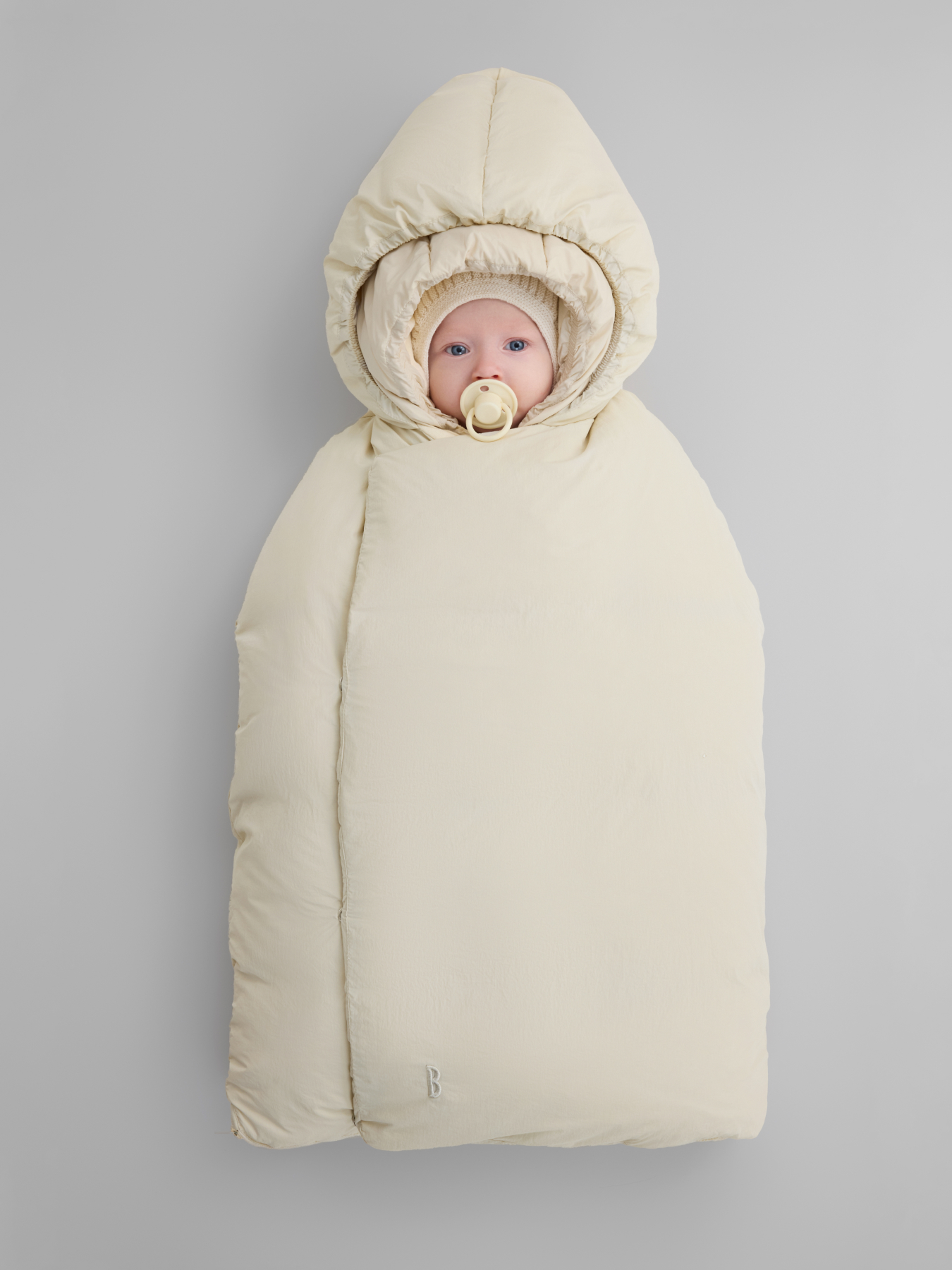 Изображение товара Конверт в коляску Happy Baby для новорожденных бежевый