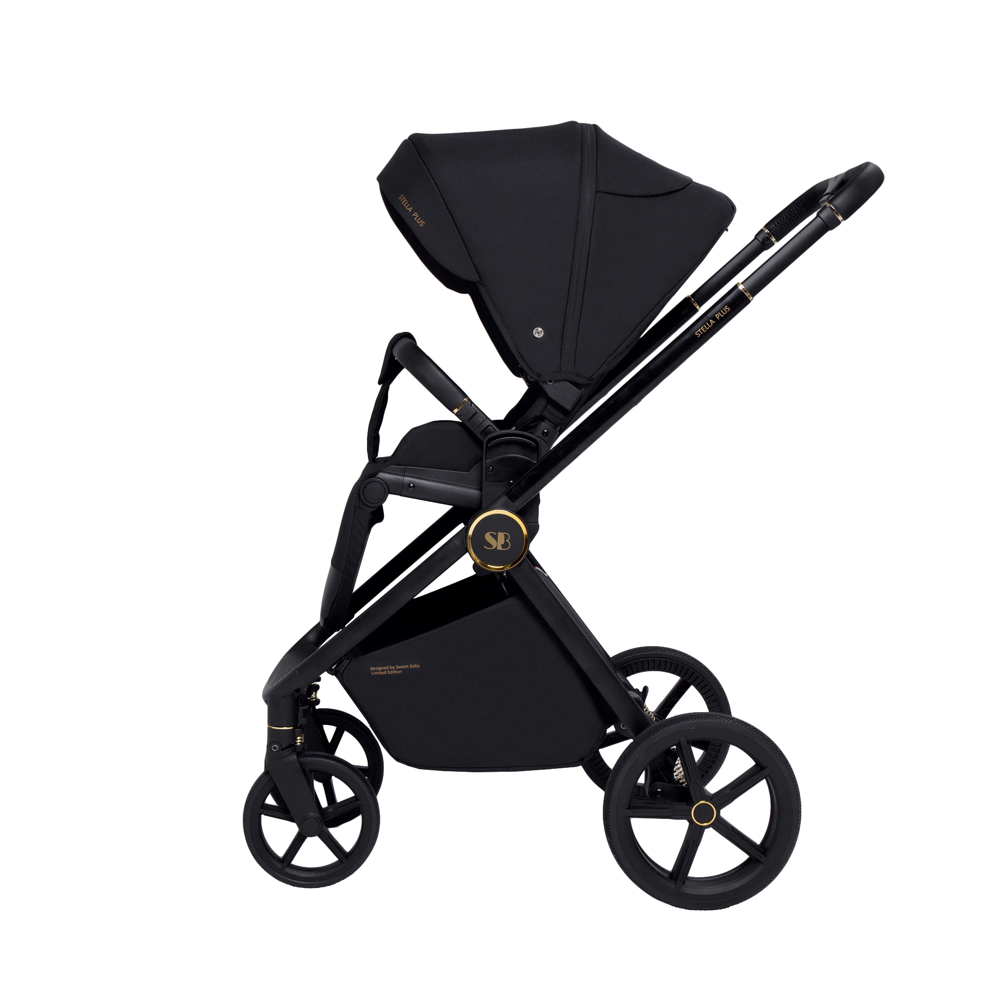 Коляска прогулочная Sweet Baby Stella Plus Black - фото 6
