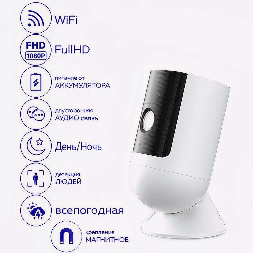 Видеоняня iFEEL Disco IFS-CB001 беспроводная аккумуляторная - фото 3