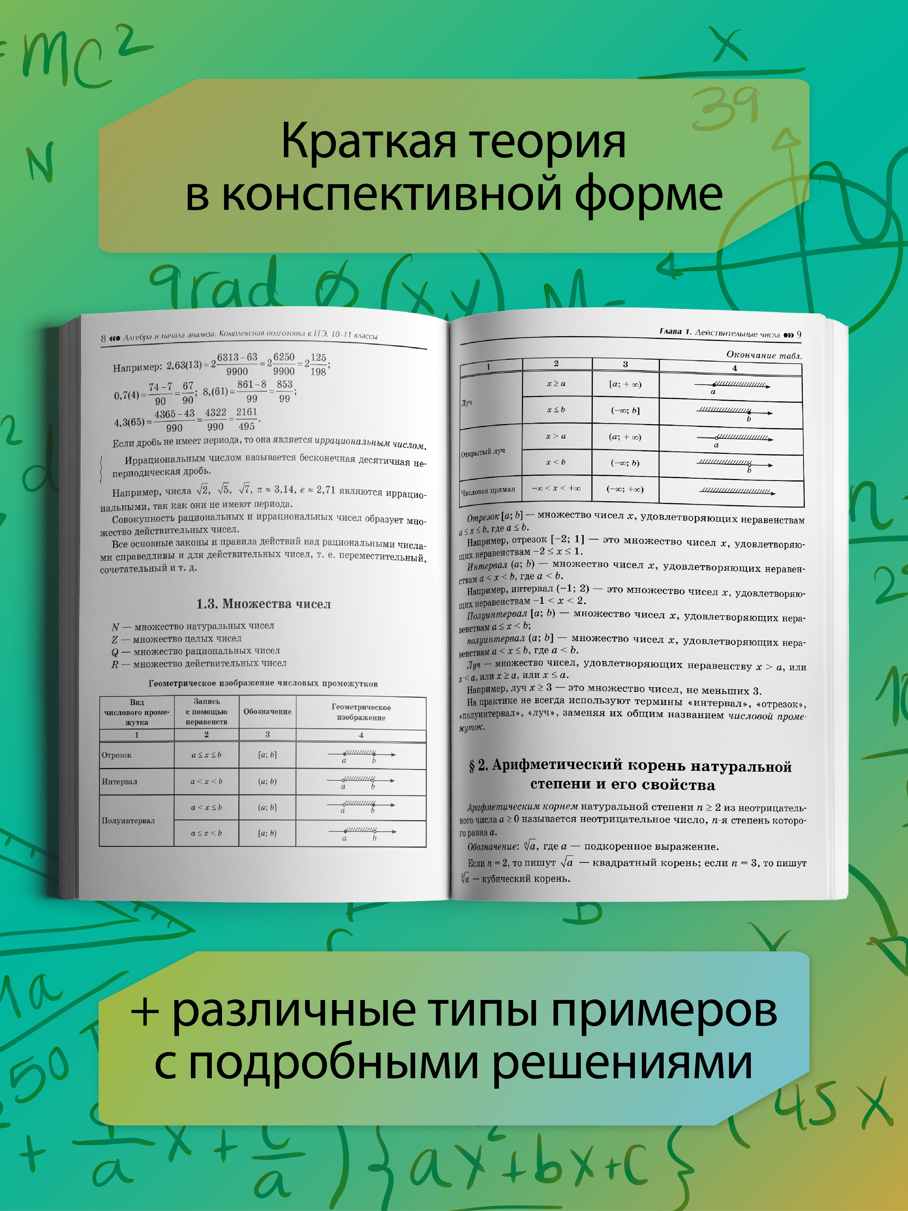 Алгебра и начала анализа. ЕГЭ Феникс Книга - фото 6