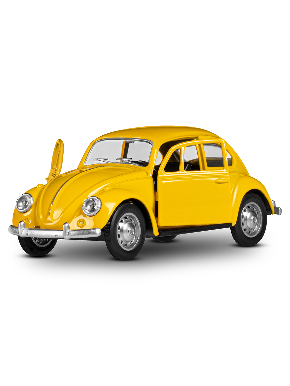 Автомобиль АВТОпанорама Volkswagen Classical Beetle 1967 1:36 JB1251751 - фото 9