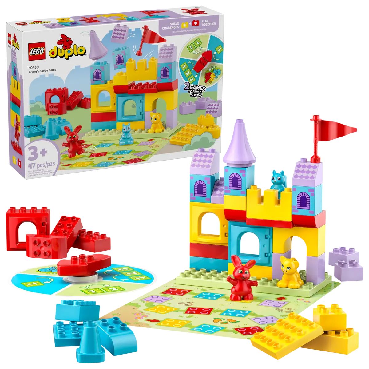 Конструктор LEGO DUPLO Игра в замок Хопси 47 дет. - фото 1
