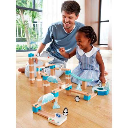 Конструктор Hape Гонки деревянный 112 дет.