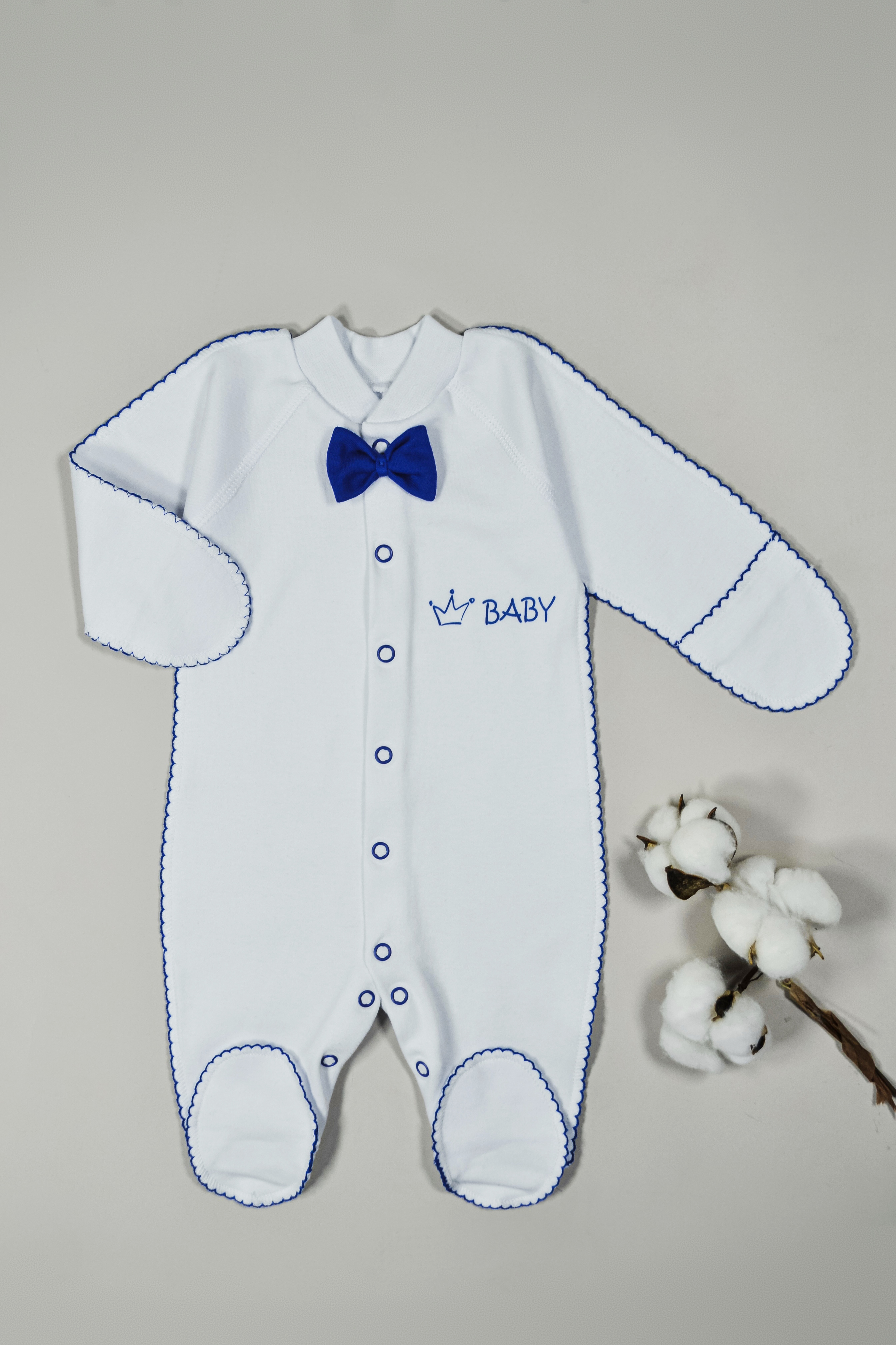 Комбинезон Шустрая пчелка Ком503002/Васильковый - фото 1