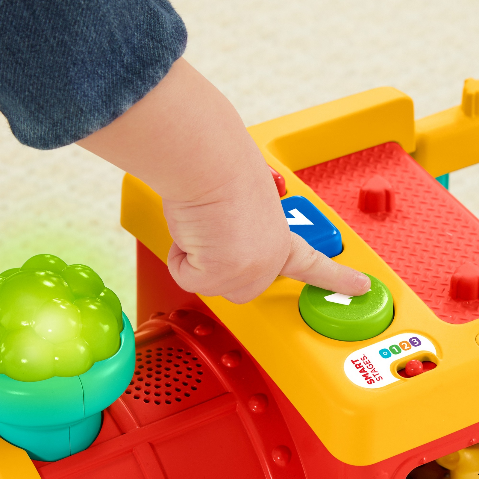 Экскаватор Fisher Price Little People АБВ-экспресс - фото 10
