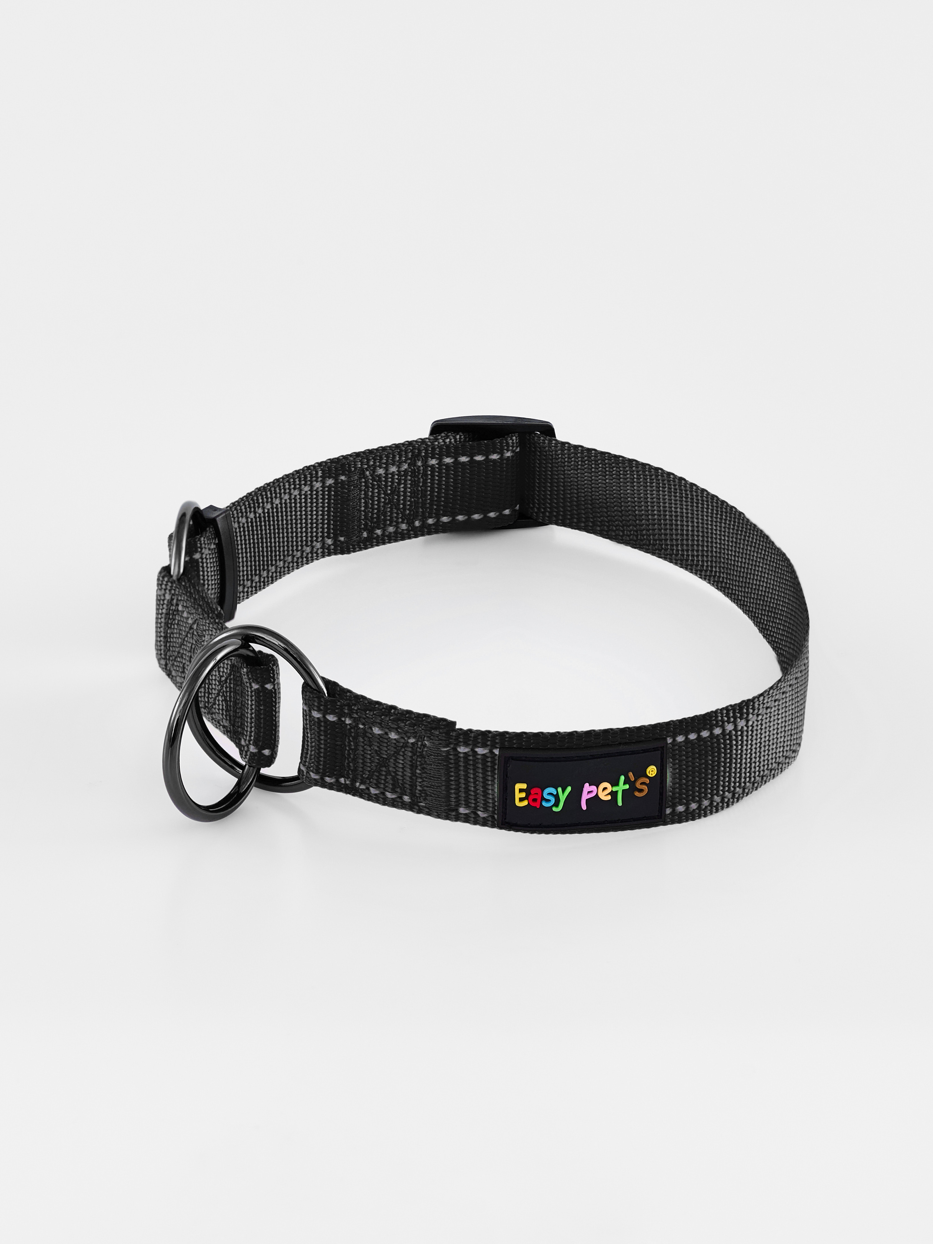 Ошейник для собак Easy Pets 5013 Half-choke collar черный р-р M 30-50см - фото 11