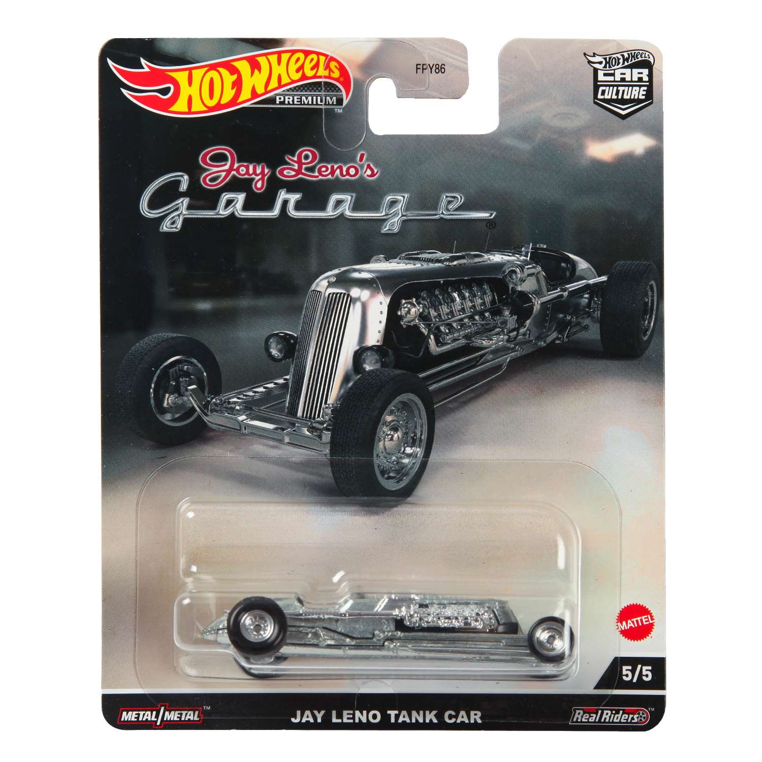 Болид Hot Wheels Jay Leno Tank Car 1:64 FPY86 - фото 2