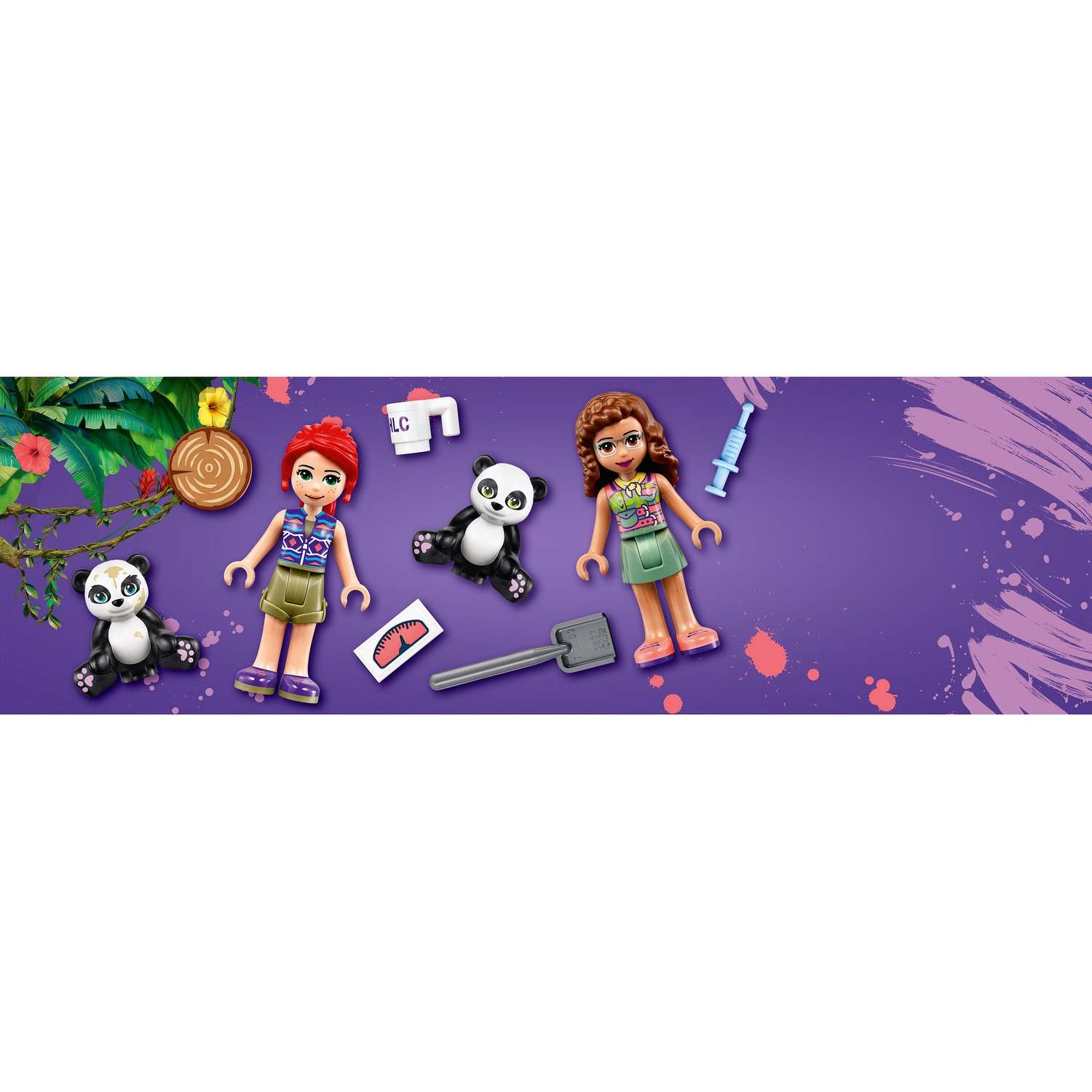 Конструктор LEGO Friends Домик для панд на дереве блочный - фото 9