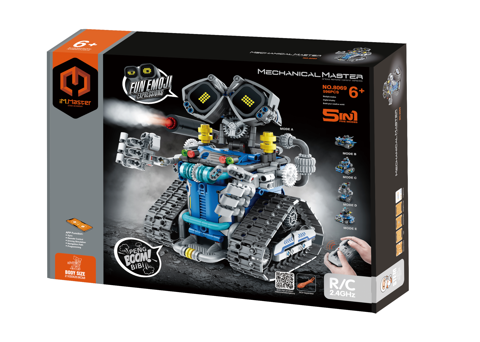 Конструктор Im.Master Роботы 5в1 - фото 7