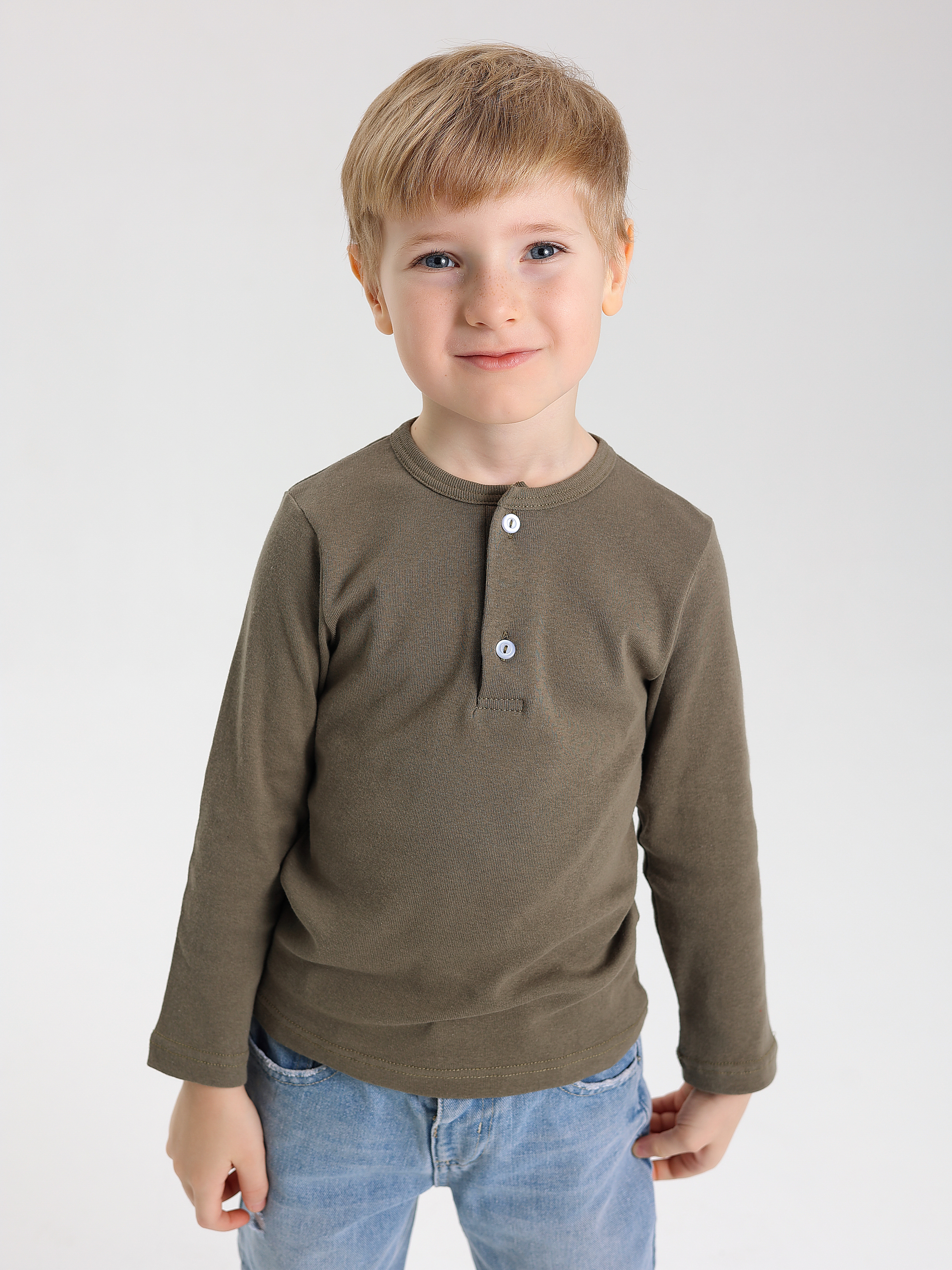 Лонгслив RobyKris 40-13-16_хаки - фото 5