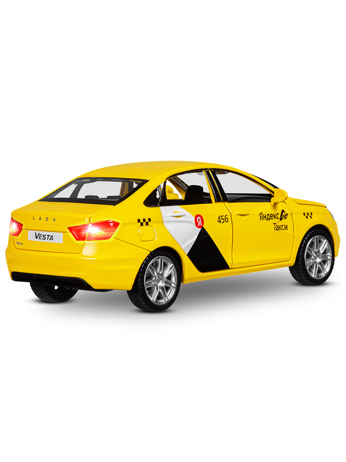 Автомобиль Яндекс GO LADA Vesta Такси озвучено Алисой 1:24 JB1251345/Яндекс GO - фото 20