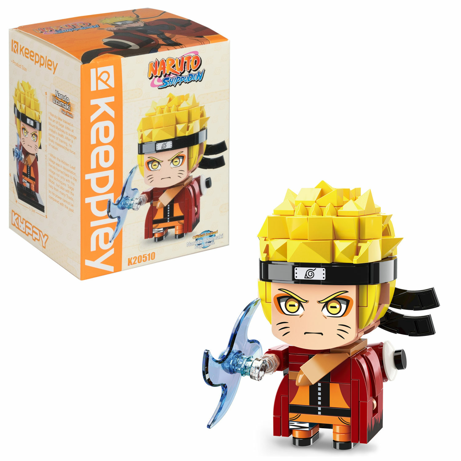 Конструктор Naruto Наруто Узумаки блочный - фото 1