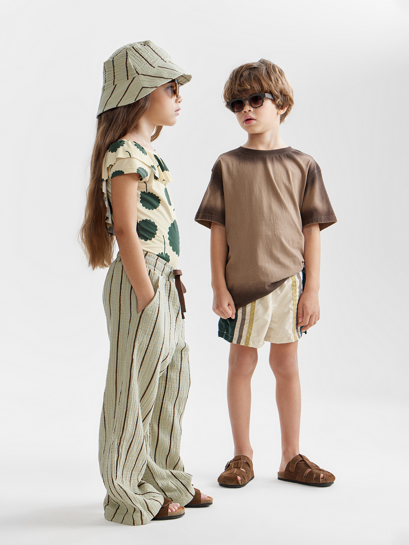 Шорты Happy Baby 50647-1_beige-and-green - фото 14