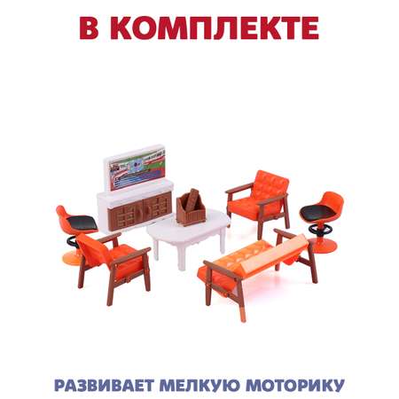 Аксессуар для кукол DDung диван, кресло, стул, стол
