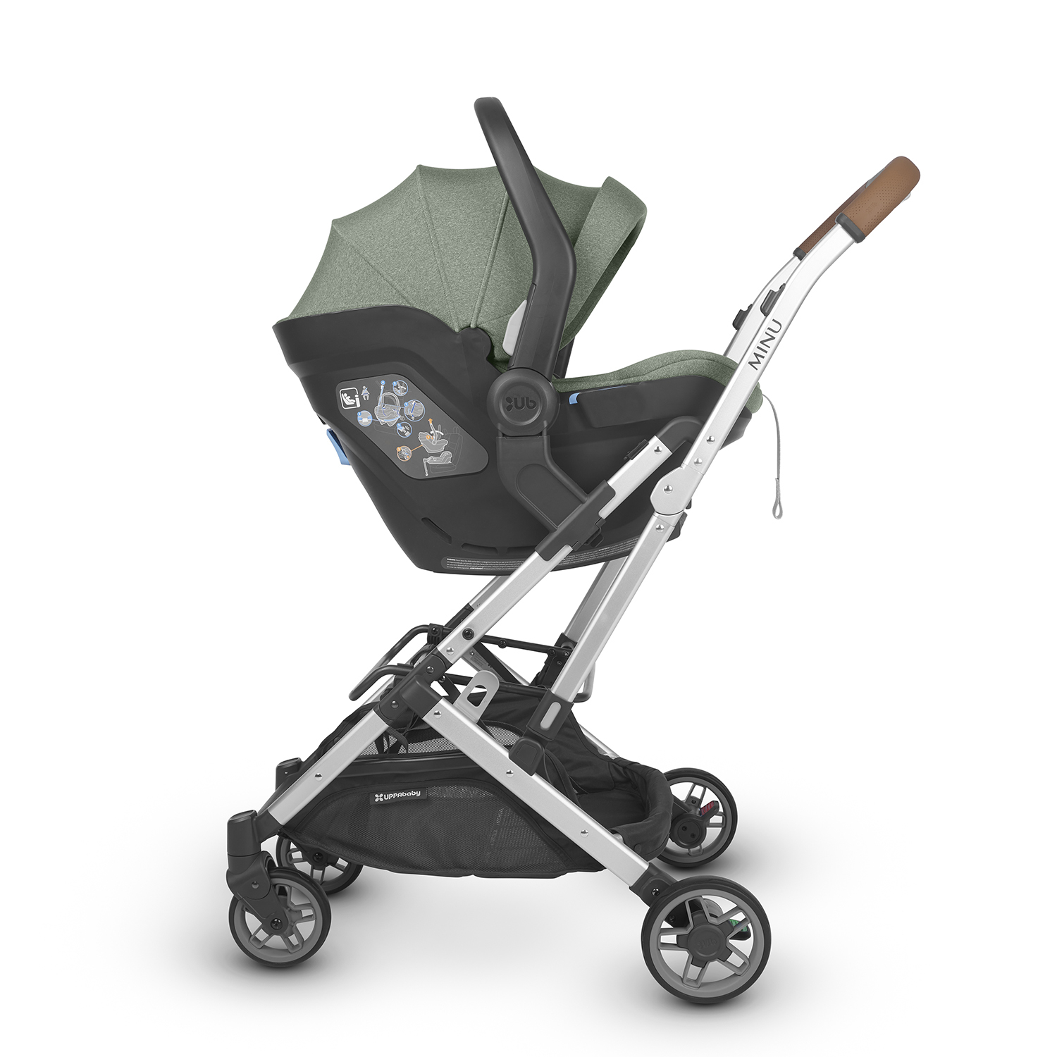 Автокресло UPPAbaby Isofix 0 (0 -13 кг) зеленый - фото 7
