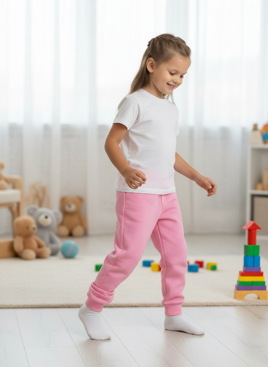 Брюки Утенок 455/1 розовый - фото 1