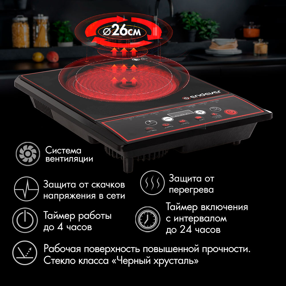 Плита ENDEVER Skyline DP-40 - фото 2