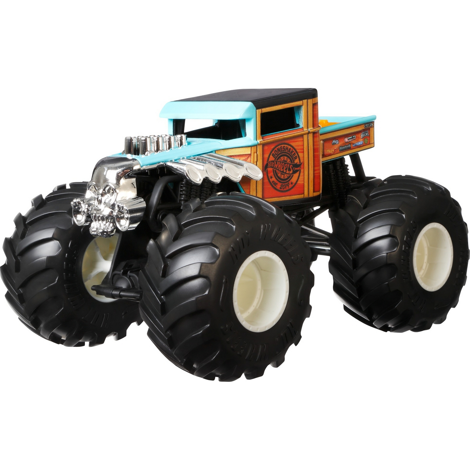 Автомобиль Hot Wheels Monster Tracks 1:24 FYJ83/GJG76 - фото 1