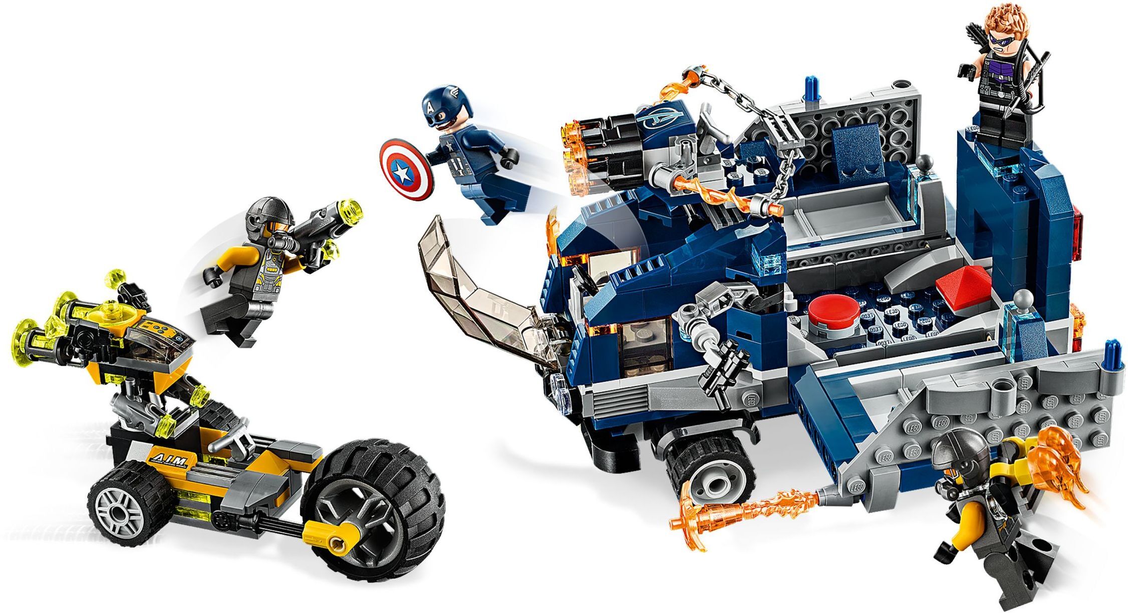 Конструктор LEGO Marvel Super Heroes Нападение на грузовик 477 дет. - фото 5