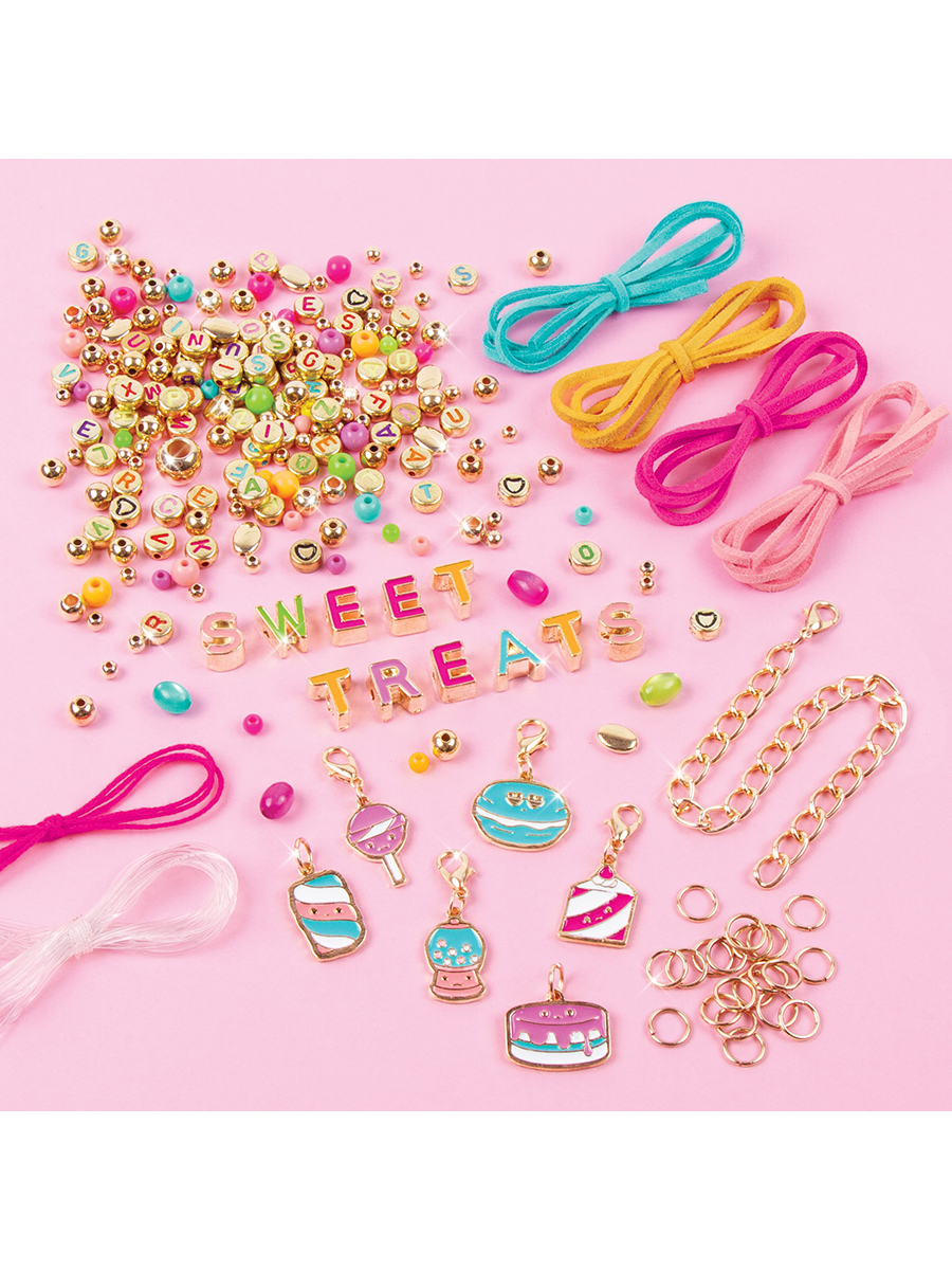Набор для творчества Make it Real плетение Браслеты Сладкое угощение - фото 9