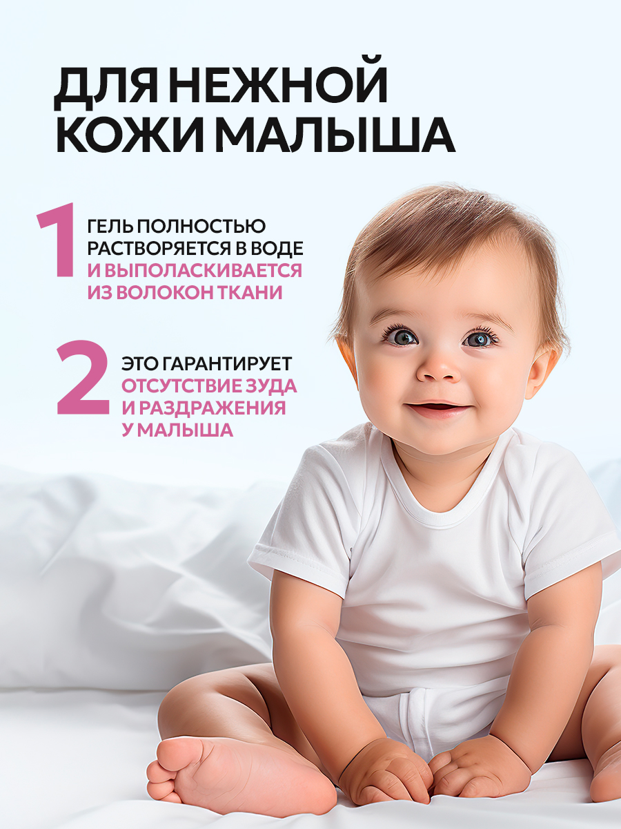 Гель для стирки NICE by Septivit детского белья 0+ 5 л - фото 3