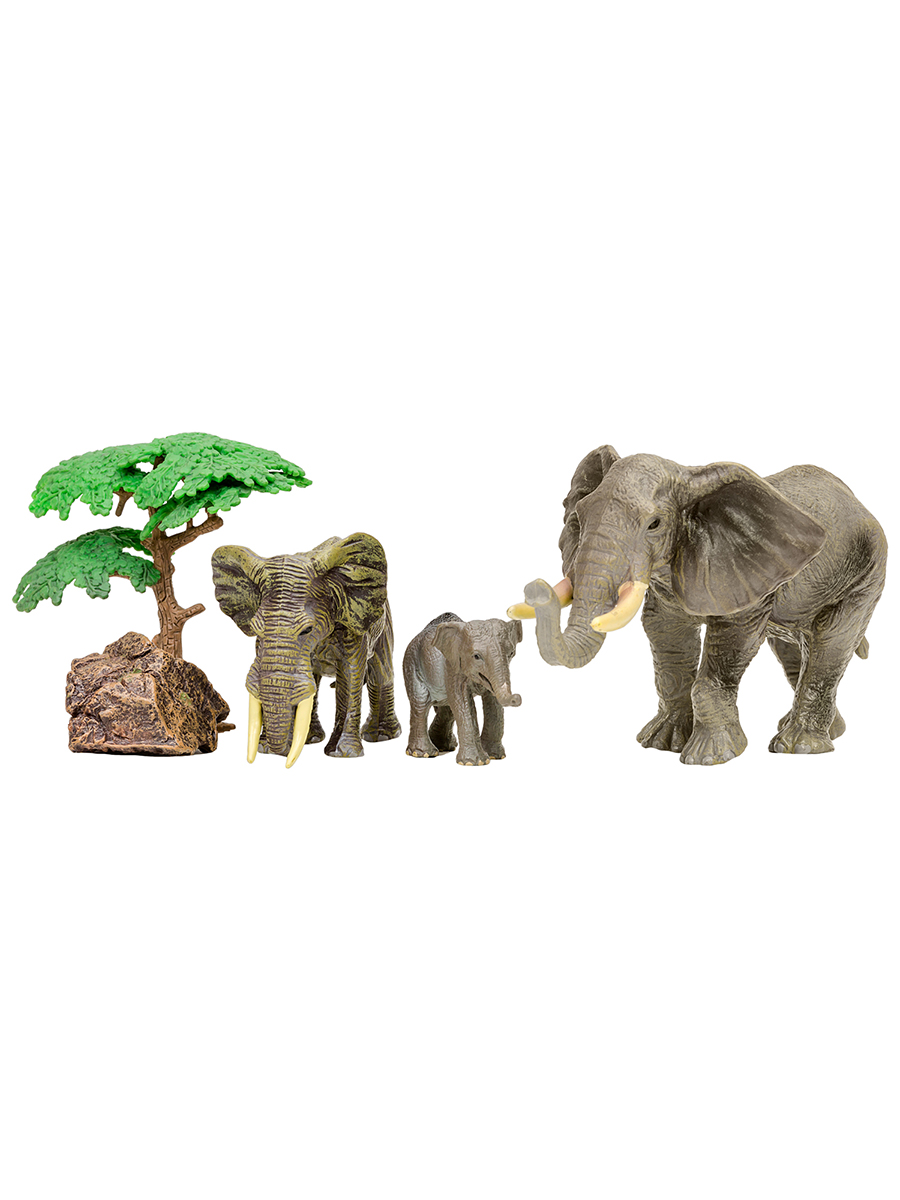 Игровой набор Masai Mara Семья слонов - фото 12