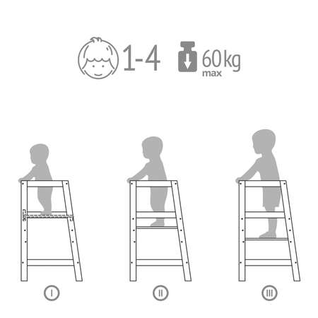 Подставка развивающая Polini kids Sky Белый