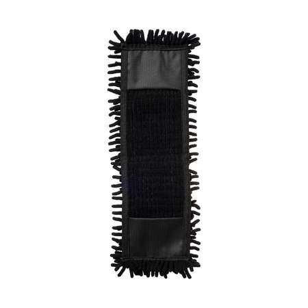 Насадка для швабры DeNASTIA Dark wood 43x13x2 см полиэстер чёрный L000050