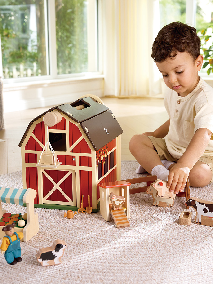 Домик для кукол Hape 30.6 см с мебелью E3530_HP - фото 1