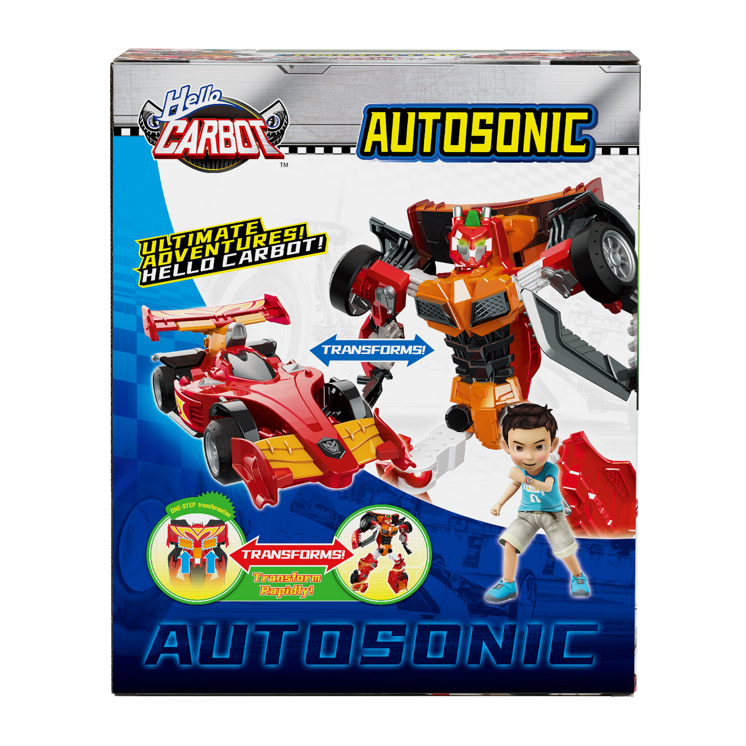Игровой набор Hello Carbot Auto Sonic трансформер 20 см - фото 11