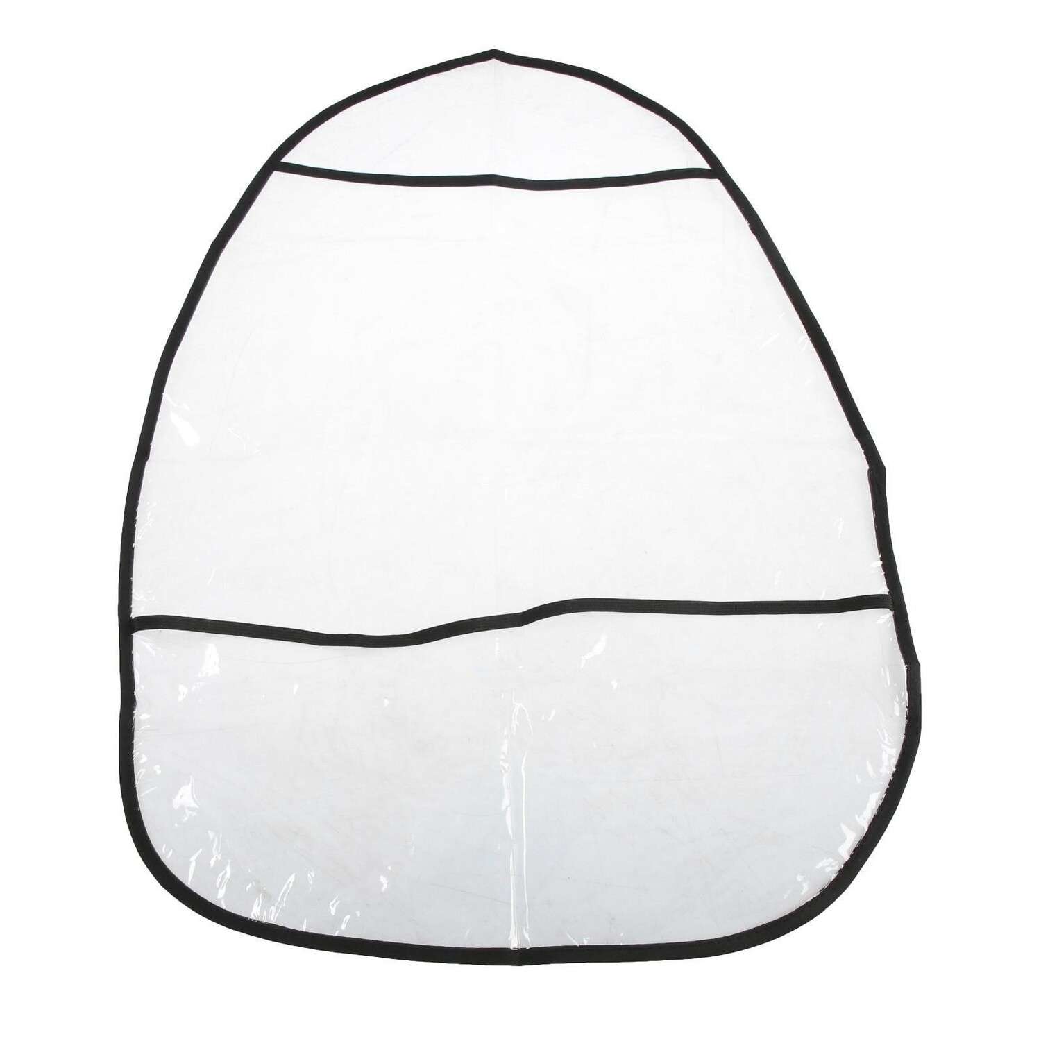 Накидка-незапинайка TORSO на спинку сиденья 58*42см прозрачная 4388708 - фото 3