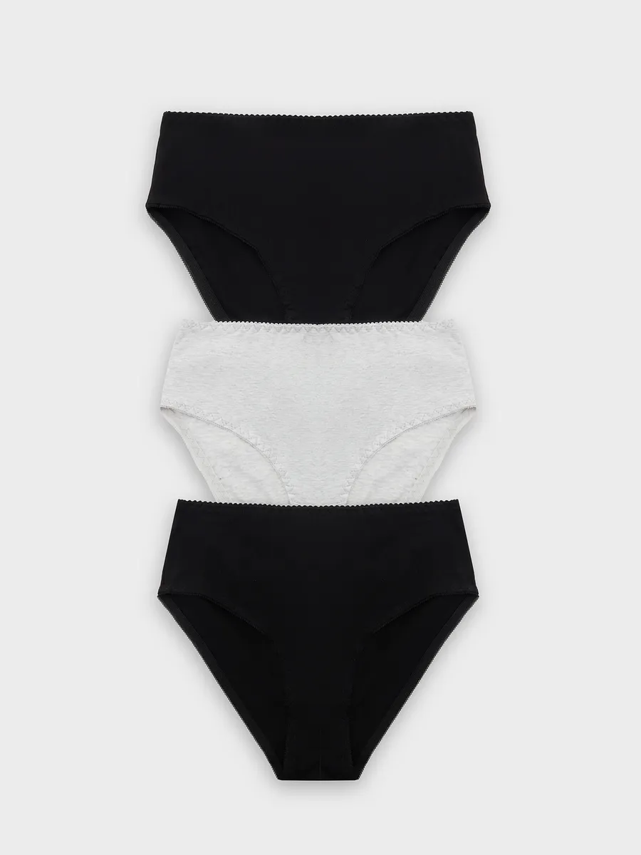 Трусы 3 шт Mark Formelle (Марк Формэль) 412075-3/серый меланж 4306-А-5 - фото 9