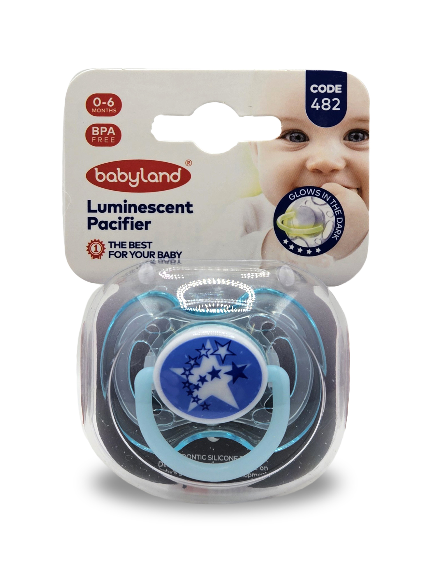 Пустышка Baby Land силикон ортодонтическая от 0 мес. 1 шт. - фото 2