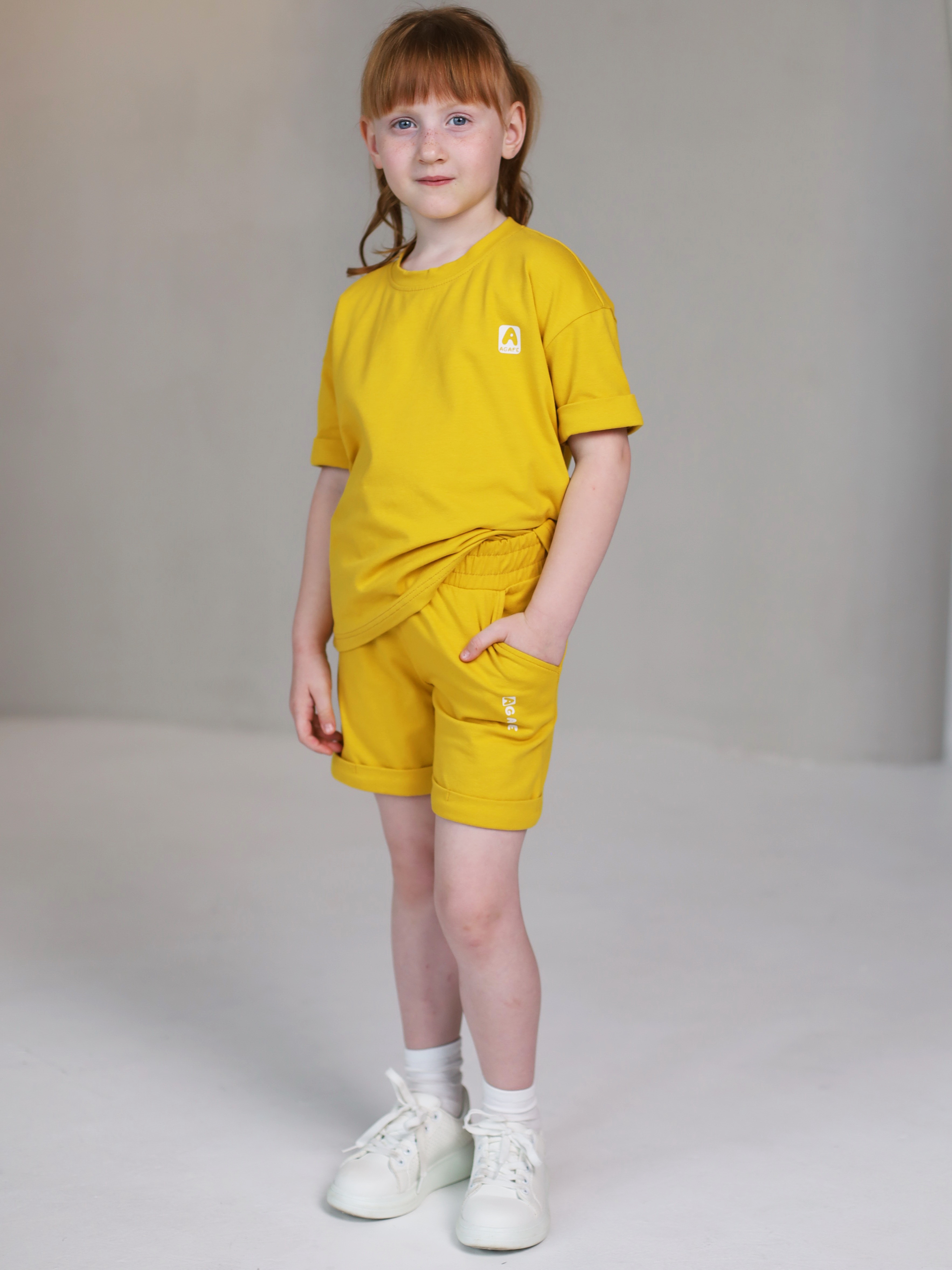 Костюм Агапэ 8016_горчичный - фото 4